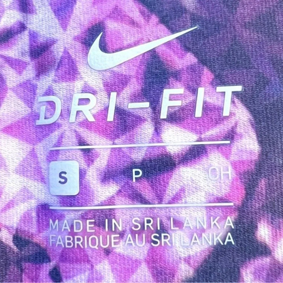 Nike Women’s Power Legend Printed Mesh-Inset Leggings Size S EUC Hidden Pocket - Picture 8 of 10